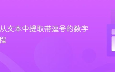 PHP：从文本中提取带逗号的数字价格教程