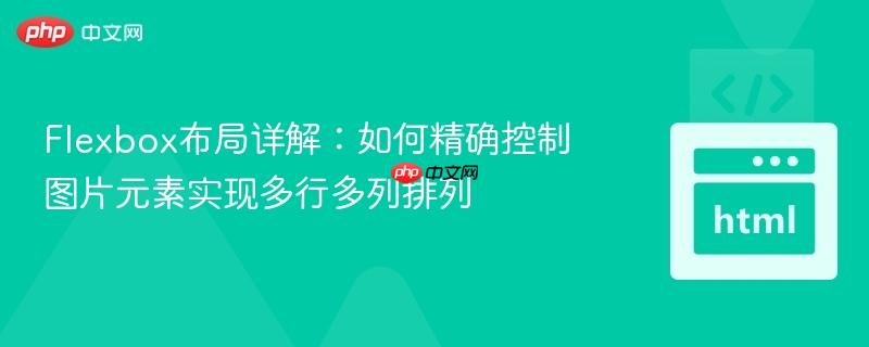 Flexbox布局详解:如何精确控制图片元素实现多行多列排列