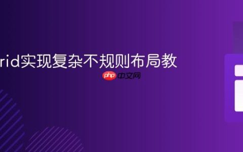 CSS Grid实现复杂不规则布局教程