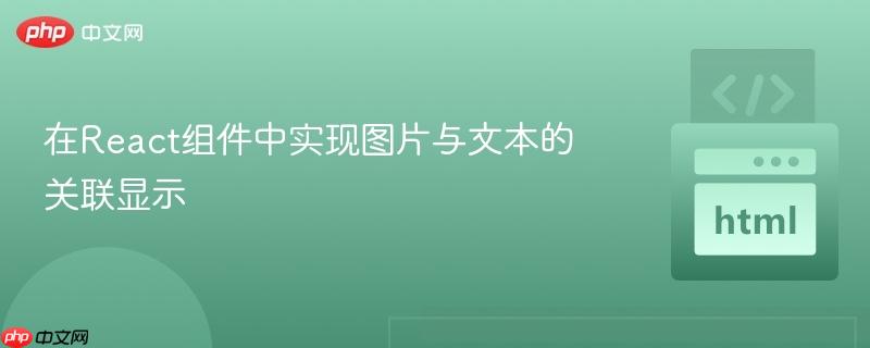 在React组件中实现图片与文本的关联显示