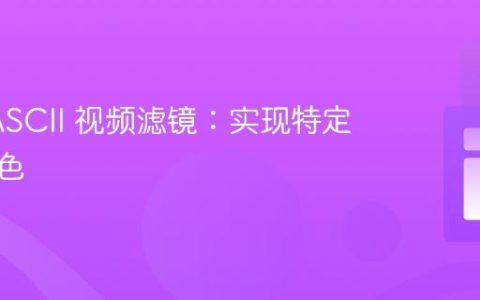 p5.js ASCII 视频滤镜：实现特定字符着色