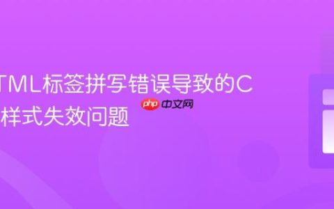 解决HTML标签拼写错误导致的CSS背景样式失效问题