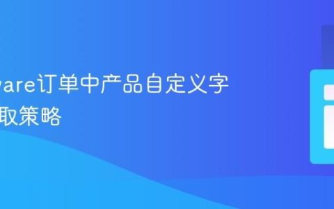 Shopware订单中产品自定义字段的获取策略
