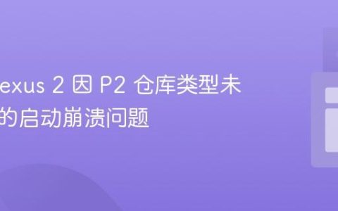 解决 Nexus 2 因 P2 仓库类型未知导致的启动崩溃问题