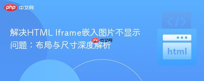 解决HTML Iframe嵌入图片不显示问题:布局与尺寸深度解析