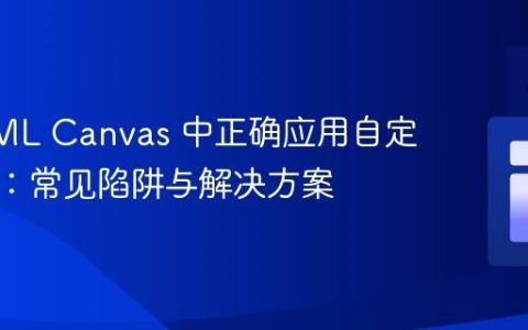 在 HTML Canvas 中正确应用自定义字体：常见陷阱与解决方案