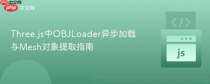 Three.js中OBJLoader异步加载与Mesh对象提取指南