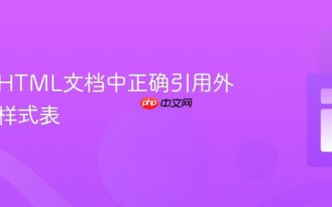 如何在HTML文档中正确引用外部CSS样式表