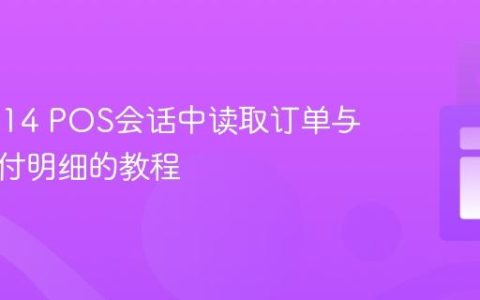 Odoo 14 POS会话中读取订单与现金支付明细的教程
