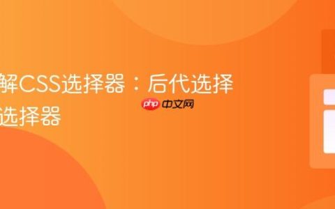 深入理解CSS选择器：后代选择器与子选择器