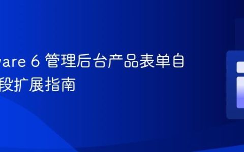 Shopware 6 管理后台产品表单自定义字段扩展指南