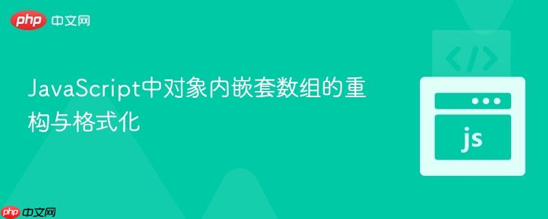 JavaScript中对象内嵌套数组的重构与格式化