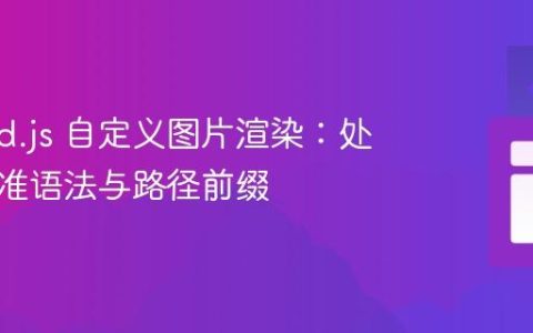 marked.js 自定义图片渲染：处理非标准语法与路径前缀