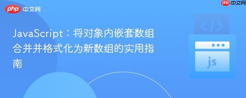 JavaScript:将对象内嵌套数组合并并格式化为新数组的实用指南