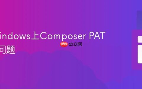 解决Windows上Composer PATH冲突问题