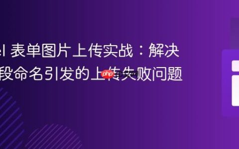 Laravel 表单图片上传实战：解决输入字段命名引发的上传失败问题