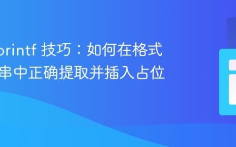 PHP sprintf 技巧：如何在格式化字符串中正确提取并插入占位符值