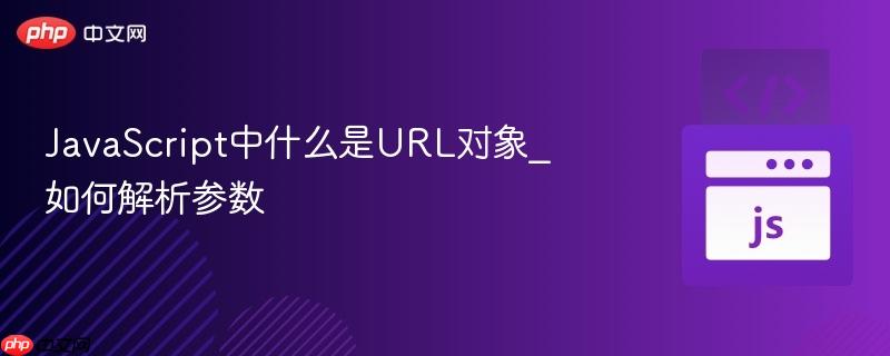 javascript中什么是url对象_如何解析参数