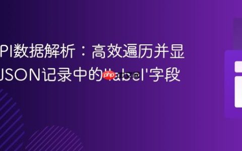 PHP API数据解析：高效遍历并显示所有JSON记录中的‘label’字段