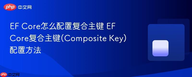 ef core怎么配置复合主键 ef core复合主键(composite key)配置方法