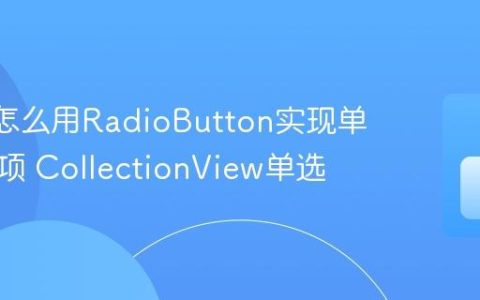 MAUI怎么用RadioButton实现单选列表项 CollectionView单选