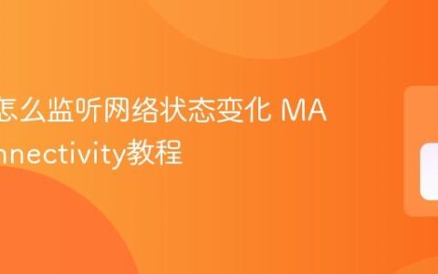 MAUI怎么监听网络状态变化 MAUI Connectivity教程