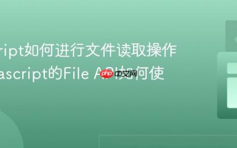 javascript如何进行文件读取操作？_javascript的File API如何使用？
