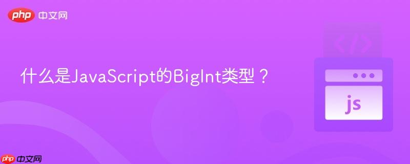 什么是javascript的bigint类型?