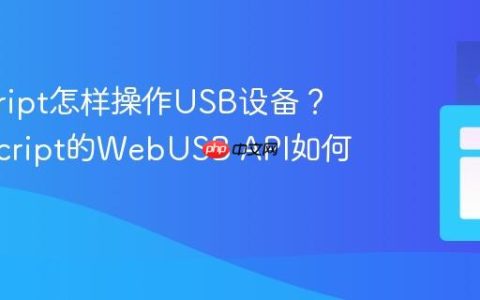 javascript怎样操作USB设备？_javascript的WebUSB API如何使用？