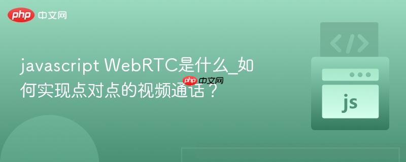 javascript webrtc是什么_如何实现点对点的视频通话?