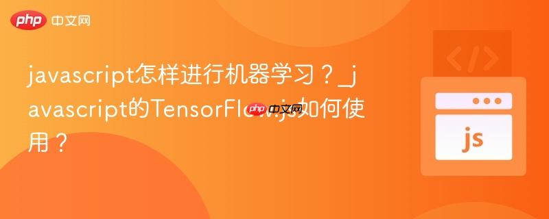 javascript怎样进行机器学习?_javascript的tensorflow.js如何使用?