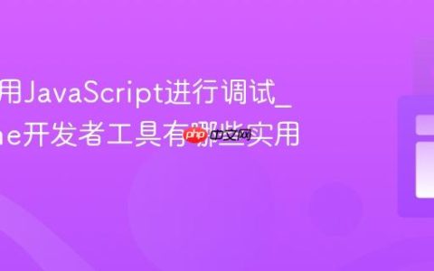 如何使用JavaScript进行调试_Chrome开发者工具有哪些实用功能呢