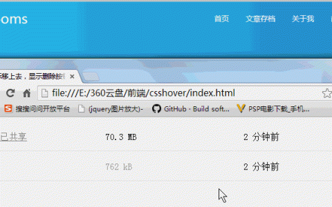 分享纯CSS实现鼠标悬停显示图片效果的实例