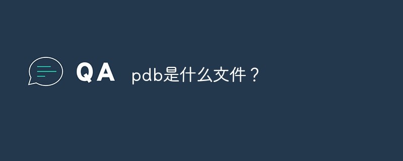 pdb是什么文件?