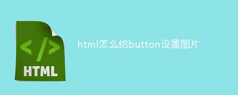 html怎么给button设置图片