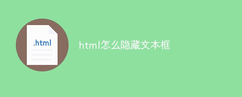 html怎么隐藏文本框
