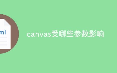 canvas受哪些参数影响