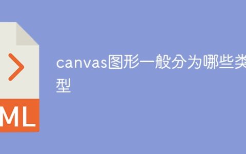 canvas图形一般分为哪些类型