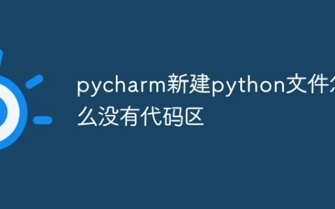 pycharm新建python文件怎么没有代码区