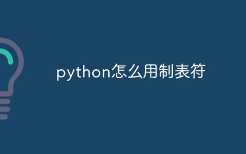python怎么用制表符