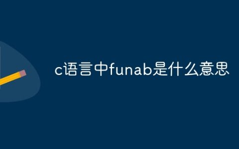 c语言中funab是什么意思
