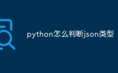 python怎么判断json类型