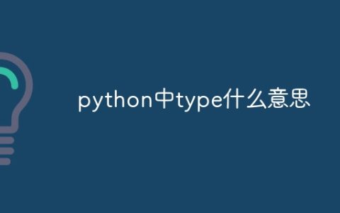 python中type什么意思