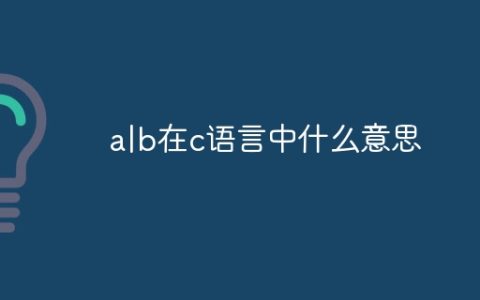 a|b在c语言中什么意思