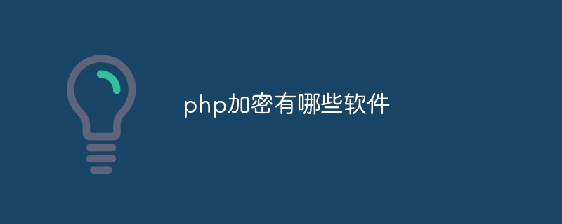 php加密有哪些软件