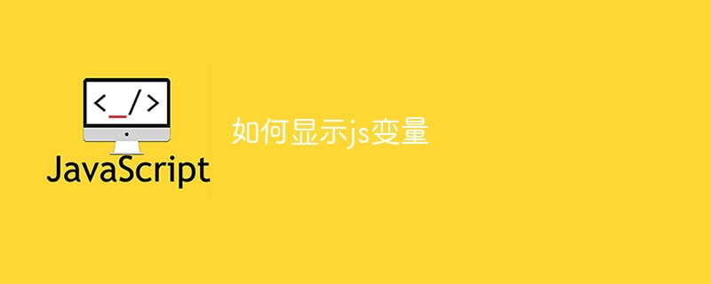 如何显示js变量