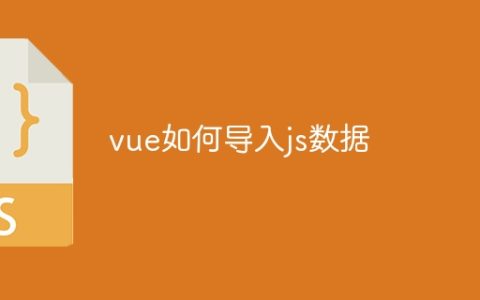 vue如何导入js数据