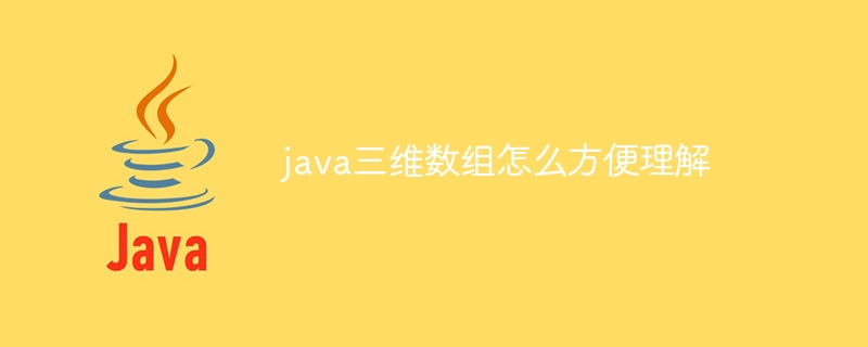 java三维数组怎么方便理解