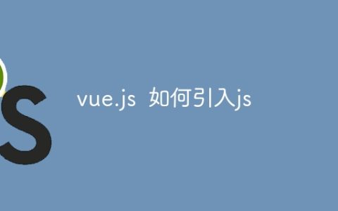 vue.js  如何引入js