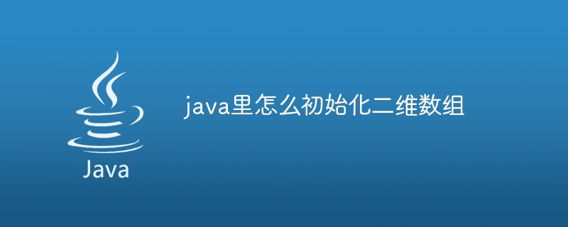 java里怎么初始化二维数组